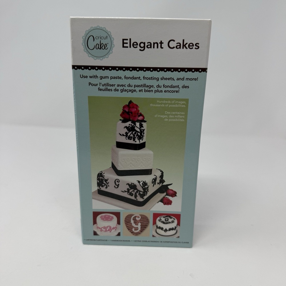 Cricut Cake ELEGANT CAKES Cartridge Wedding Keyboard Booklet